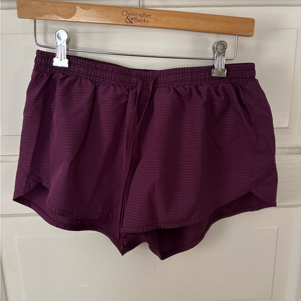Old Navy Purple Athletic Shorts Moisture-Wicking Design